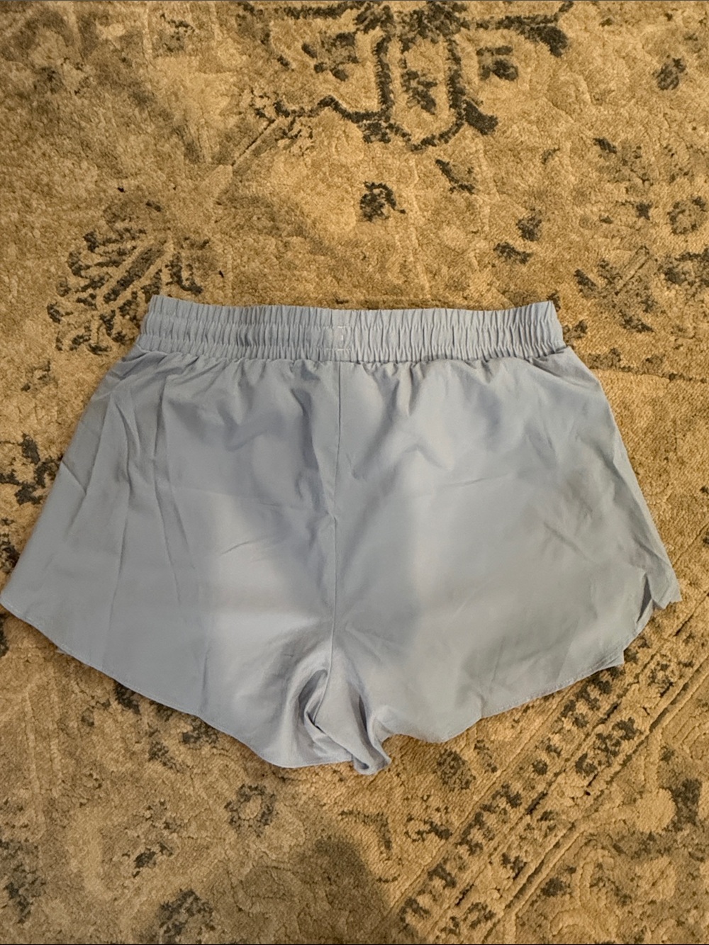 NWT Halara Light Blue Ruffle Detail Women's Shorts Size Medium - Picture 6 of 6